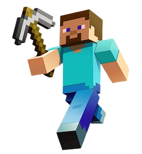 Hébergeur Minecraft — personnage Steve