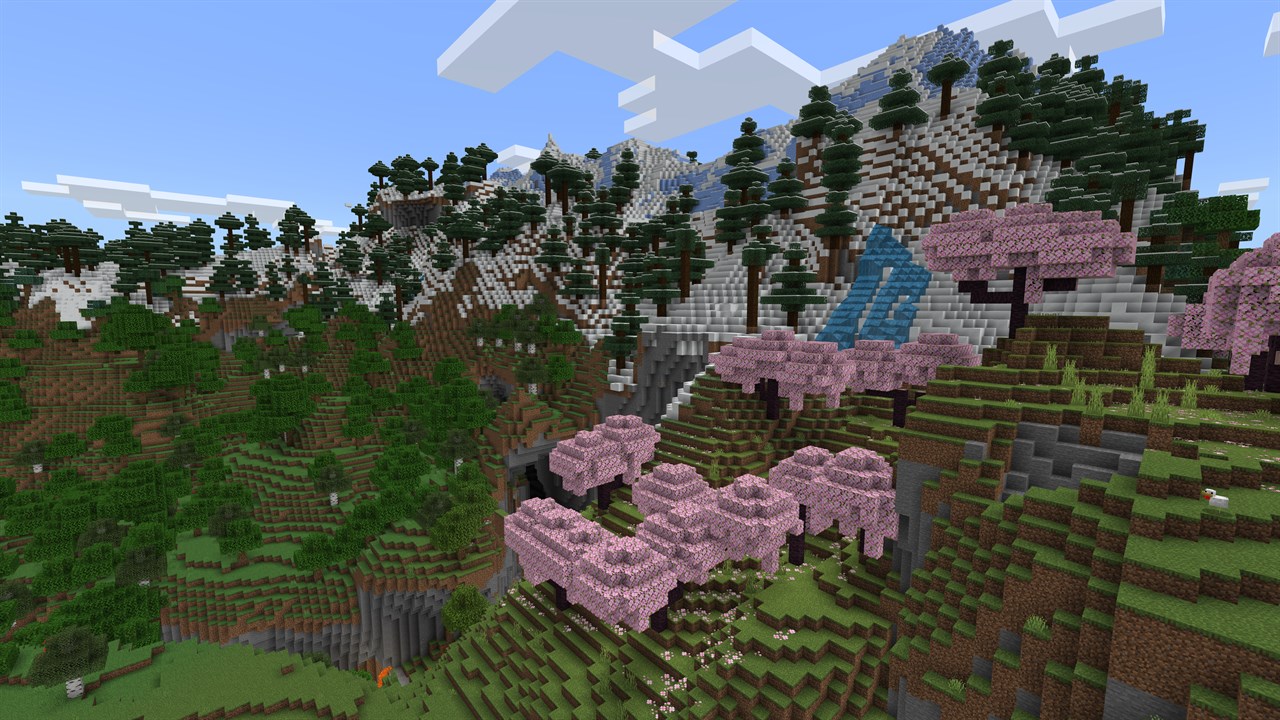 Capture de gameplay Minecraft, construction et exploration
